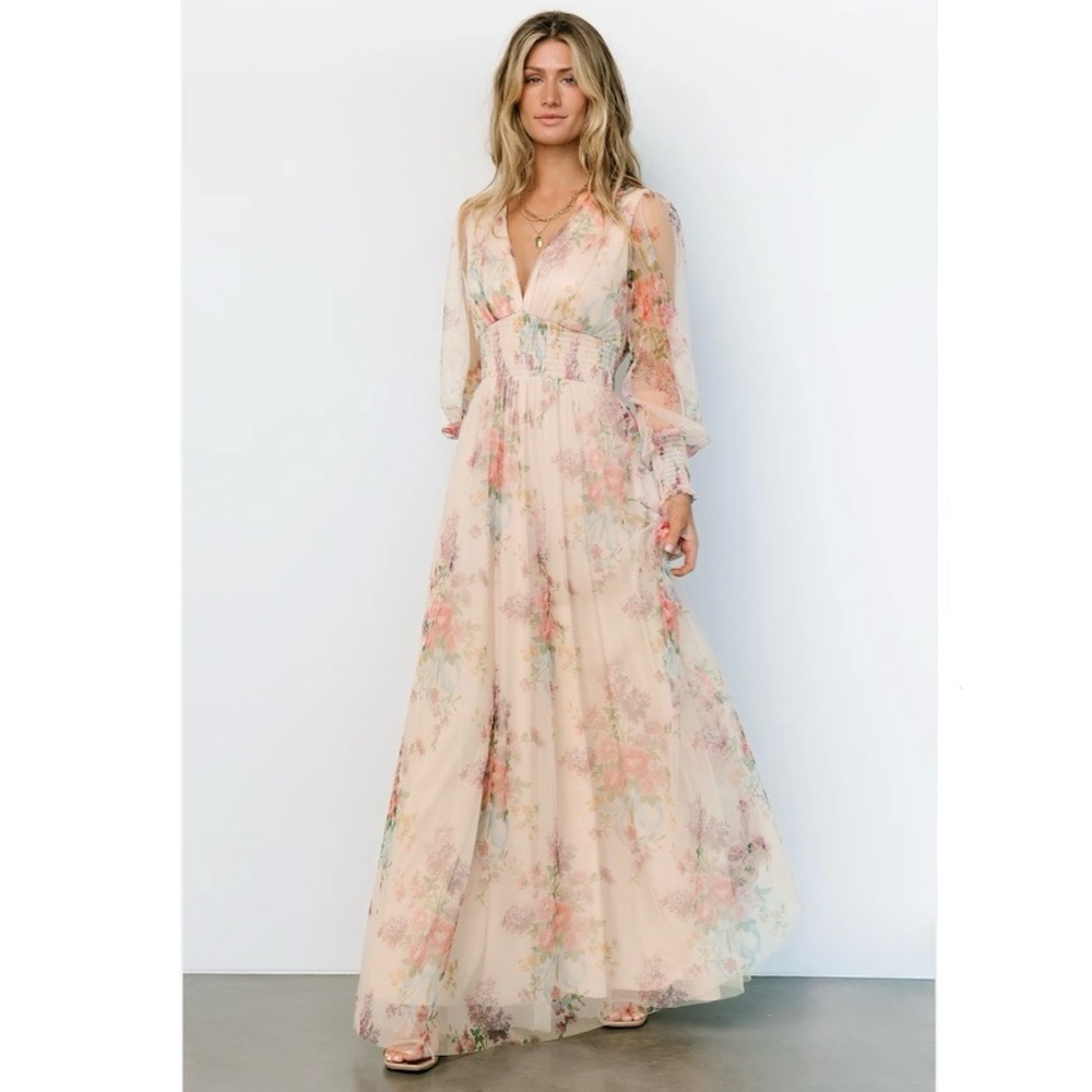 NWT Baltic Born Layla Tulle Maxi Dress Size S NEW!